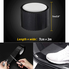 5D Sticker Car Door Protector Sill Scuff Cover Antiscratch Carbon Fiber Strip10′