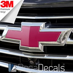 BocaDecals Emblem Overlay Insert Decals For 2018-2023 Chevy Traverse (Set of 2)