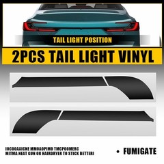 For 2025-2026 Toyota Camry Rear Tail Light Inner Overlay Tint Decals Vinyl Black