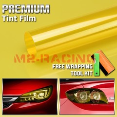 Gloss Golden Yellow Headlight Taillight Auto Protective Lights Tint Film Vinyl