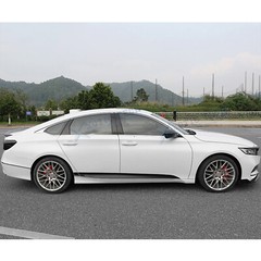 For Honda Accord 18-22 Gloss Black Door Side pre-cut Lower Stripe Decor Stickers