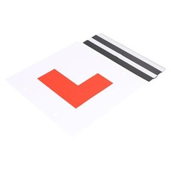 2 x Multi Fit L Plates Learner Driver Badge Magnetic & Self-Adhesive Road Legal