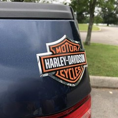 Chroma 041700 Harley Bendable Aluminum Emblem / Decal Size 3 3/8″ x 4 1/4″