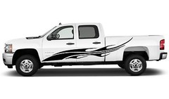 Tribal Decals Racing Flames Vehicle Car Truck Kart Boat Graphics Stickers 50″