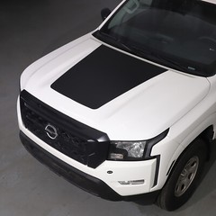 Matte Black Hood Panel Decal Sticker Blackout Fits Nissan Frontier 2022-2024