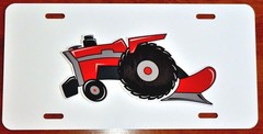MASSEY FERGUSON MF1155 Tractor LICENSE PLATE on BLACK or WHITE Aluminum Plate