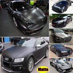 Air Free Black / Car Chameleon Satin Chrome Pearl Metal Vinyl Wrap Sticker HDUS