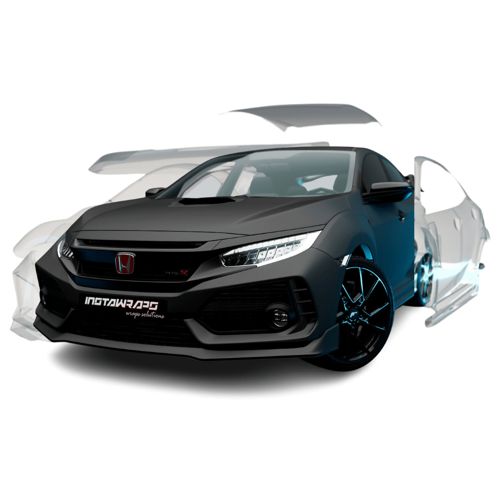 3M Colored PPF / PWF Series Matte Black Paint Protection Film | PWF-M12