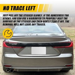 Tail Light Black Vinyl Covers Smoke Tint Overlay Fit 25-2026 Toyota Camry 2-10X