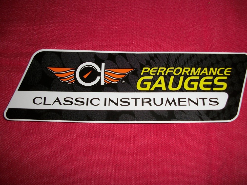 Classic Instruments Performance Gauges Sticker Decal Hot Rods Classic Cars