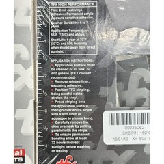 2 Pack TFX 3/16” Double Pinstripe Vinyl Tape Charcoal Metallic 150 Ft Per Roll
