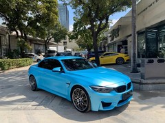 Milliotone Satin Metallic Sky Blue Premium Vinyl DIY Custom Car Wrap