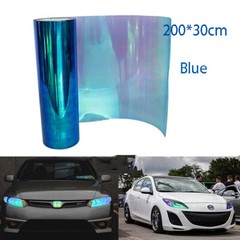 12″x19.6″ Chameleon Neo Blue Color Headlight Taillight Fog Light Vinyl Tint Film