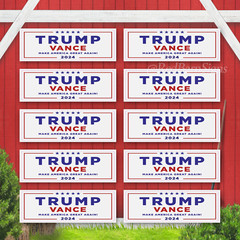 TRUMP VANCE 2024 Bumper Stickers | Vinyl | Water-resistant