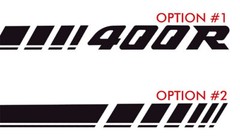 NISMO INSPIRED 400R BODY STRIPE DECAL KIT : FITS NISSAN SKYLINE R33