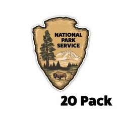 NATIONAL PARK SERVICE ARROW HEAD DECAL STICKER TRUCK VEHICLE WINDOW MULTI PACK