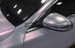 Galaxy Dust Matte Metallic Silver Red Auto Sticker Decal Vinyl Wrap Sheet Film