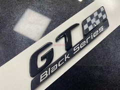 Glossy Black GT Number Trunk Letters Badge Emblems Sticker For Mercedes Benz