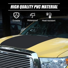 Black Decal Hood Trim Vinyls Decal For Toyot Tundra 2007-2013