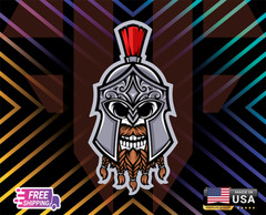 GHOST SHOLDIER DECAL+ WALL LAPTOP WINDOW,ETC LAMINATED 6 YEARS R FREE STICKER