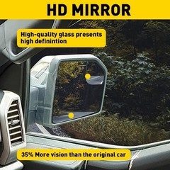 1/2Set RIGHT PASSENGER GLASS MIRROR SIDE REPLACEMENT FOR FORD 2015-2020 F150 PIC