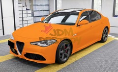 Premium Ultra Matte Flat Flame Orange Auto Vinyl Wrap Sticker Decal Sheet Film