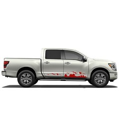 Lower door mountains graphics stickers decal compatible with Nissan Titan