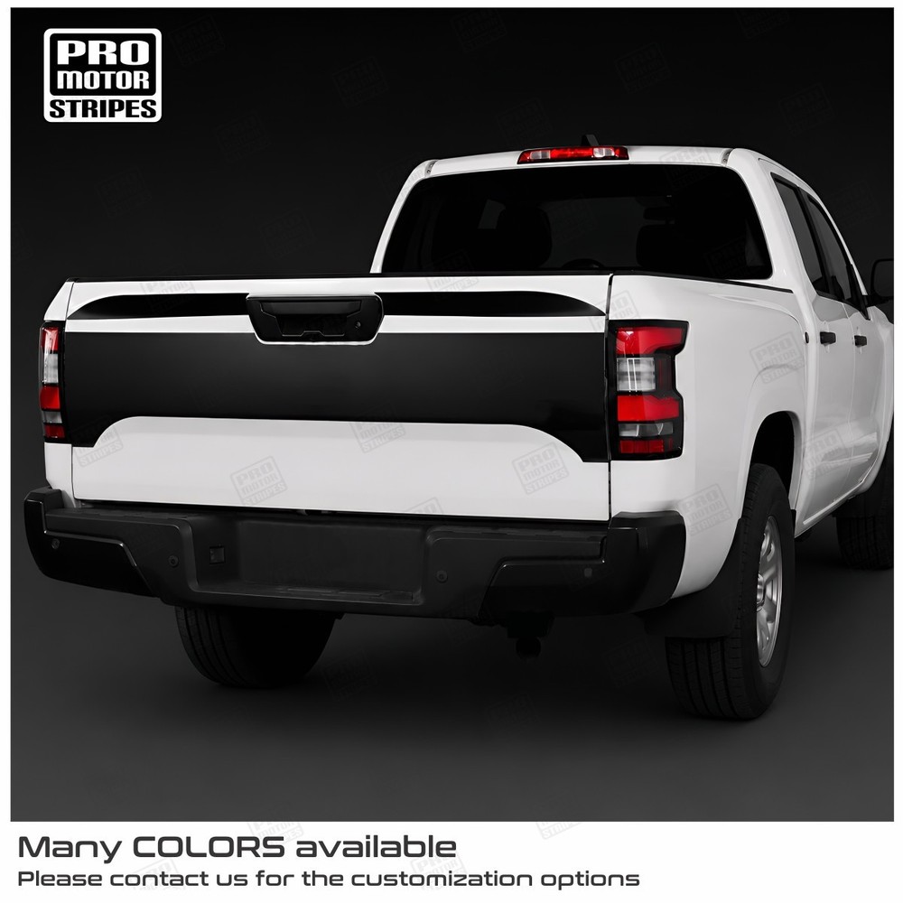 Nissan Frontier 2022-2025 Tailgate Trunk Rear Blackout Accent Stripe Decal