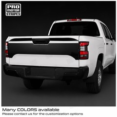 Nissan Frontier 2022-2025 Tailgate Trunk Rear Blackout Accent Stripe Decal