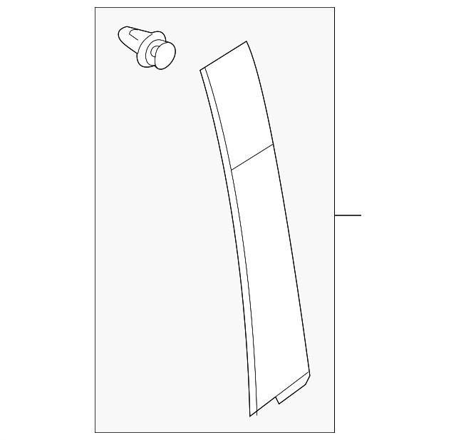 Genuine Mazda Door Applique DL8V-50-M10A
