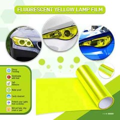Genuine Premium Glossy Headlight Taillight Fog Light Vinyl Sticker Tint Film NEW