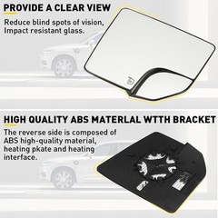 1/2Set RIGHT PASSENGER GLASS MIRROR SIDE REPLACEMENT FOR FORD 2015-2020 F150 PIC