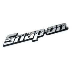 SNAP-ON TOOL BOX LOGO EMBLEM Chrome Badge Decal Sticker 200mm long- Free Ship