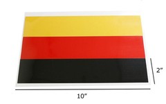 (1) 10″ Euro Color Stripe Decal Sticker For Car Exterior or Interior Decoration