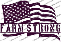 Farm Strong Flag,Heart Of Our Nation,Farming,Agribusiness,Dairy Farm,Vinyl Decal