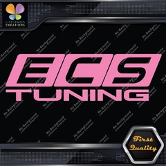 Compatible With ECS Tuning Performance Racing JDM Logo Vinyl Decals Stickers