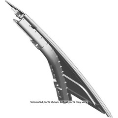 Genuine GM Rear Passenger Side Door Window Frame Rear Applique 84167111