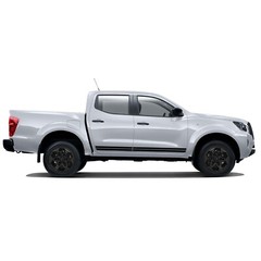 Double lower belt stripes graphics stickers decal compatible with Nissan Navara