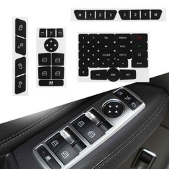 Car Interior Stickers Repair Button Radio Stickers Accessories For Mercedes Benz