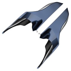 Midnight Blue Stretched Extended Side Cover Fits Harley Street Road Glide 2014+