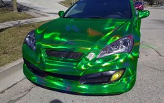 Holographic Glitter Emerald Green Rainbow Chrome Vinyl Wrap Sticker Decal Sheet