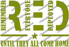 Remember Everyone deployed,Until They Come Home,Support our troops,Vinyl Decal