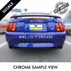 MUSTANG REAR BUMPER INSERT DECALS VINYL LETTERS 99-04 |33