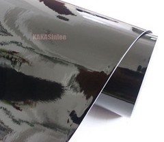 DIY – High Glossy Mirror Paint Vinyl Sticker Tape for Car Phone Wrap Black CF