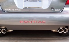 Rear Bumper Inlay Decals – 2004-2008 Pontiac Grand Prix