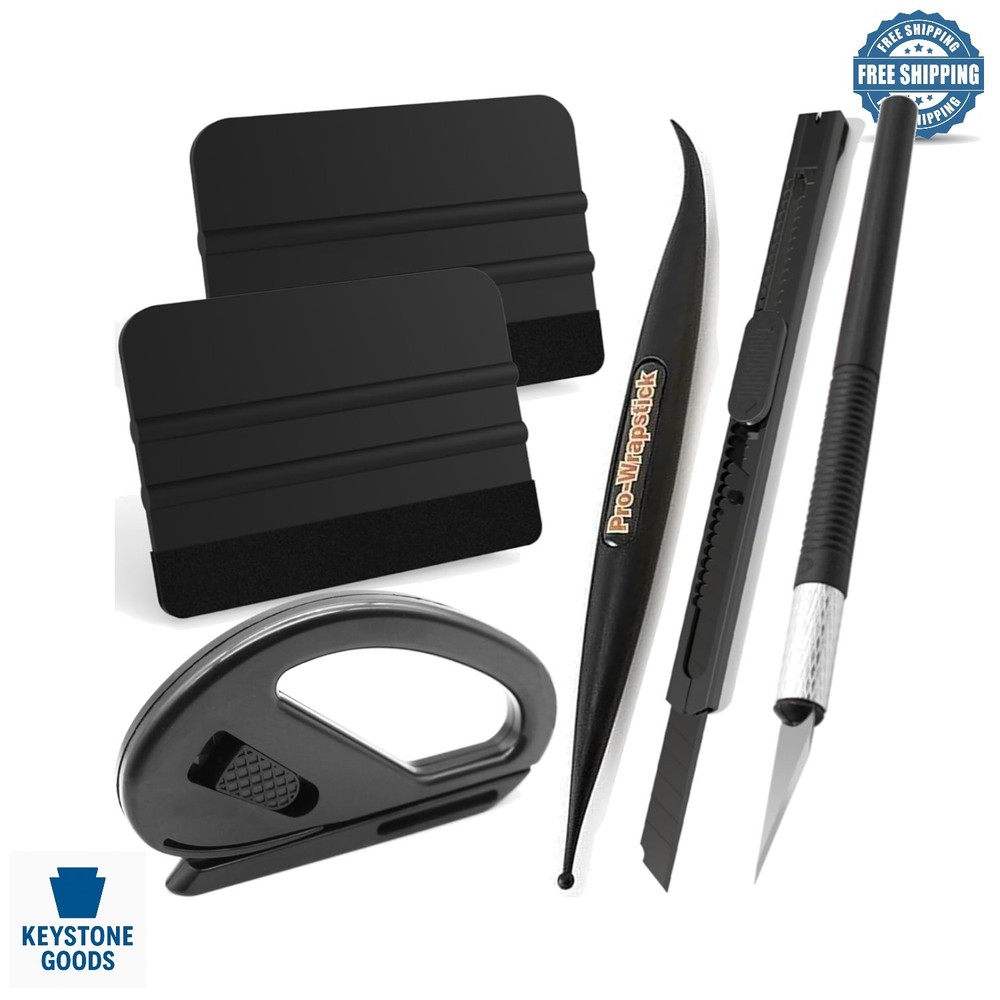 6-Piece Car Vinyl Wrap & Window Tint Tool Kit
