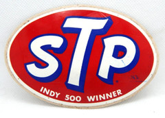 Vintage Original STP Sticker Decal Sticker 4.5″ Wide ” Indy 500 Winner “