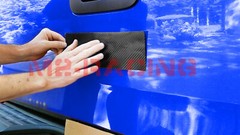 PET Space Candy Gloss Vinyl Wrap For GMC Bowtie Emblem Overlay Sheet Decal