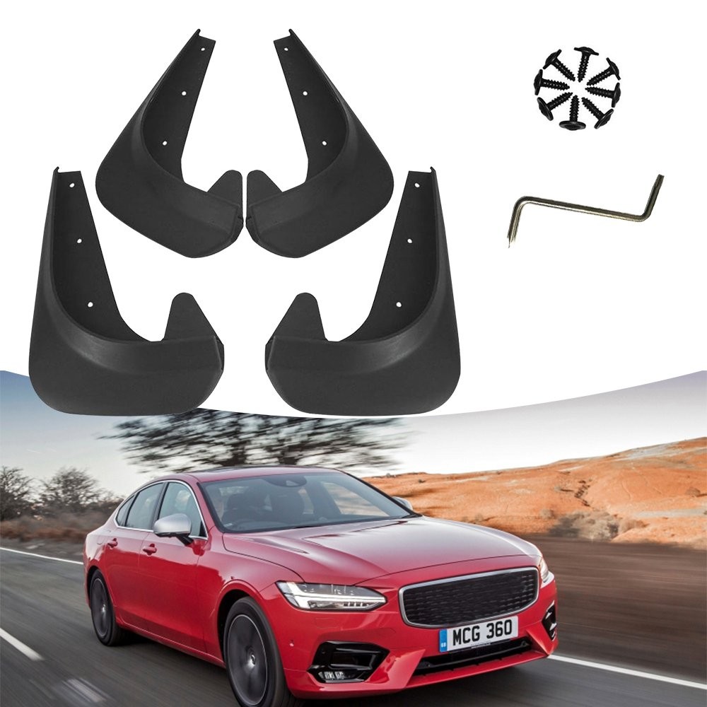 4X Black Car Flaps Mud Guards Splash For Car Auto Parts Accessories Universal Y