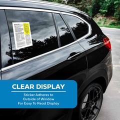 Exterior Buyers Guide – Massachusetts – Window Stickers (100 Pack)